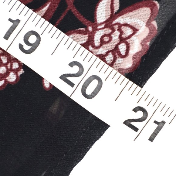 Bardot Chiffon Off the Shoulder Floral Print Top Bell Sleeves Blouse Top Size S - Picture 9 of 9